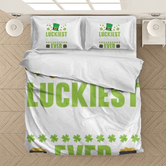 Luckiest Lunch Lady Ever St. Patrick's Day Bedding Sets