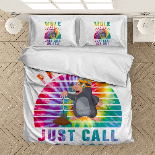 Vintage Mole Day Mole Problems Just Call Bedding Sets