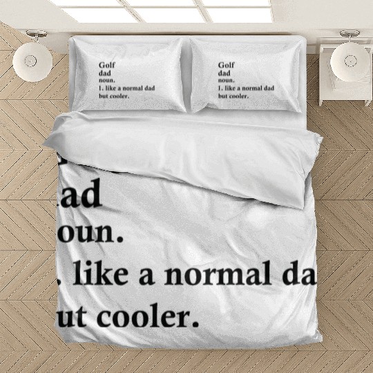 Golf Dad Funny Golfing Definition Bedding Sets