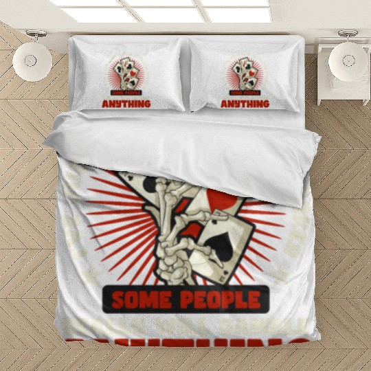 Poker Casino Poker Player Gambling Roulette Gift Bedding Sets