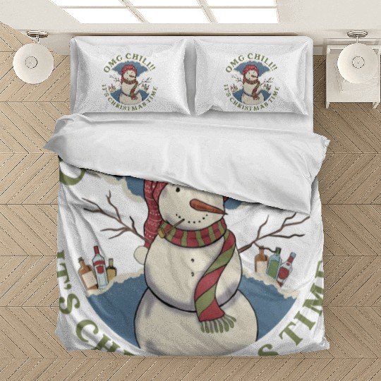 Omg Chili!! It's Christmas Time Apparel Bedding Sets