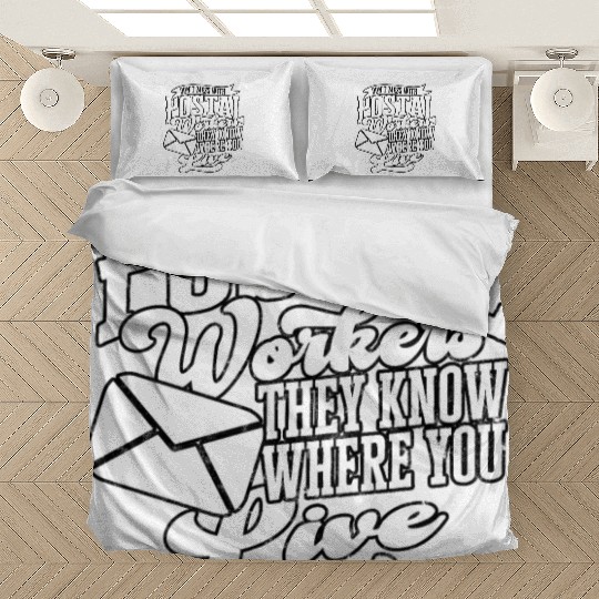 Mail Men Mail Carrier Postal Worker Postman Bedding Sets