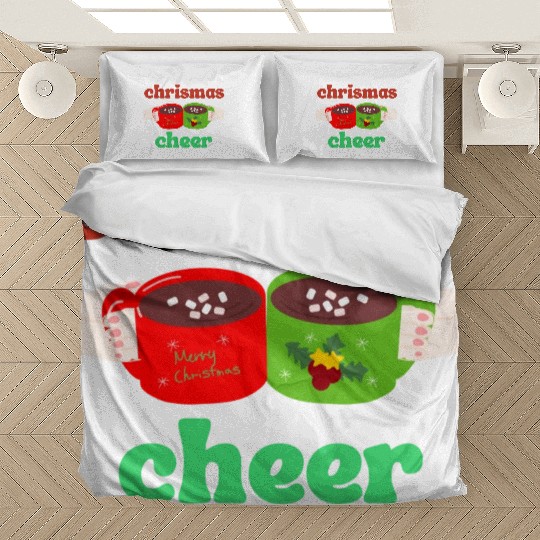 Christmas Coffee Cup Cheer lovely moment Bedding Sets