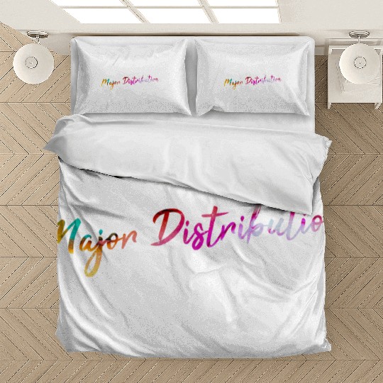 Major Distribution Multicolor Background Minimalis Bedding Sets