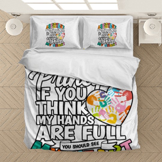 Assistant Principal Back School Teacher Principal Bedding Sets