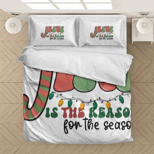 Jesus is The Reason for the Season Candy Christian Bedding Sets