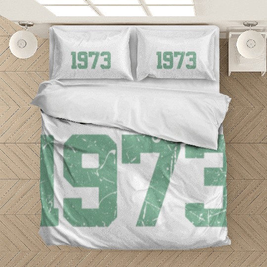 50 Years Vintage 1973 Retro 50th Birthday Bedding Sets