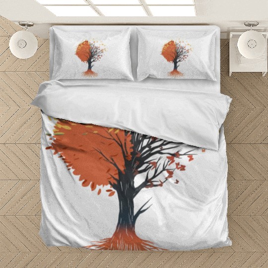 Butterfly Tree Beautiful Animal Butterflies Tree Bedding Sets
