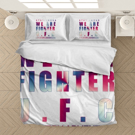 We are fighter BW Bedding Sets