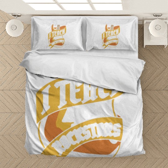 Music Teacher Guitar I Teach Rockstars Bedding Sets