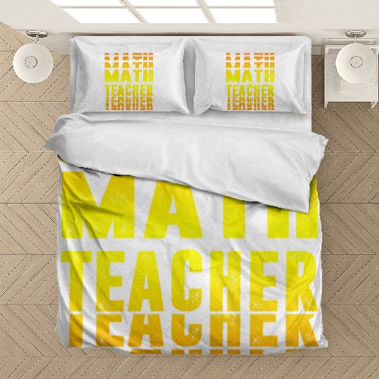 Math teacher design Bedding Sets