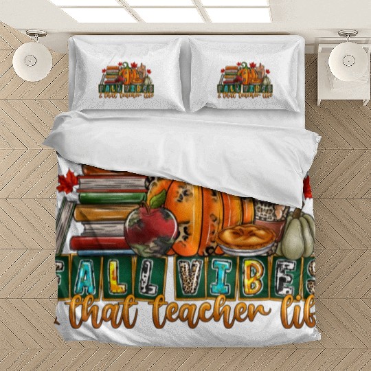 fall Vibes That Teacher Life Bedding Sets