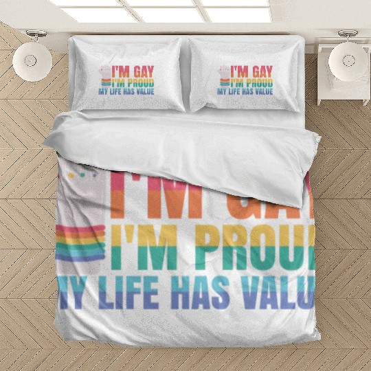 Gay Pride Month Equality Rainbow Bedding Sets