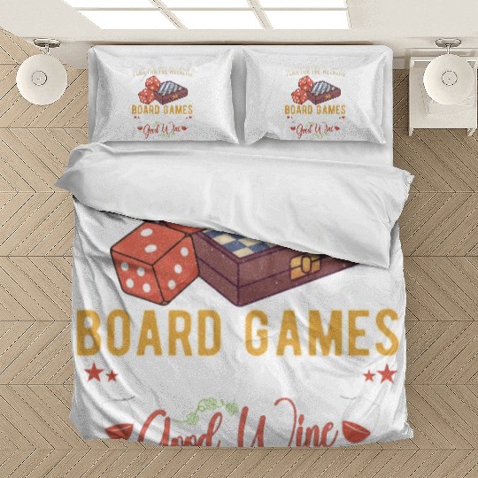 Wine Board Games Chess Board Game Player Gambling Bedding Sets