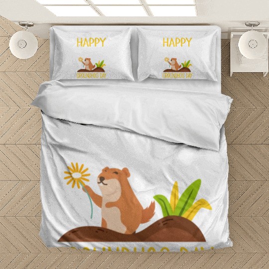 Happy Groundhog Day Bedding Sets