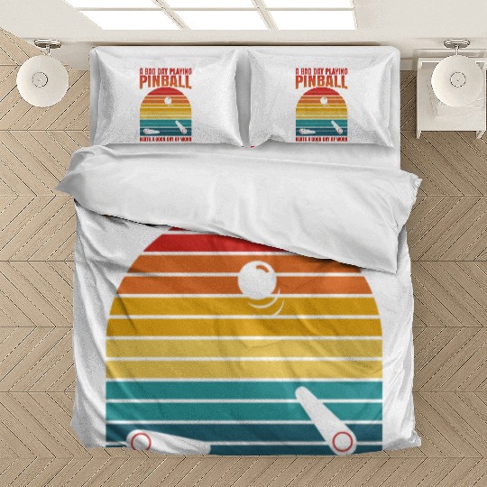 Retro Pinball Beats Work Arcade Machine Bedding Sets