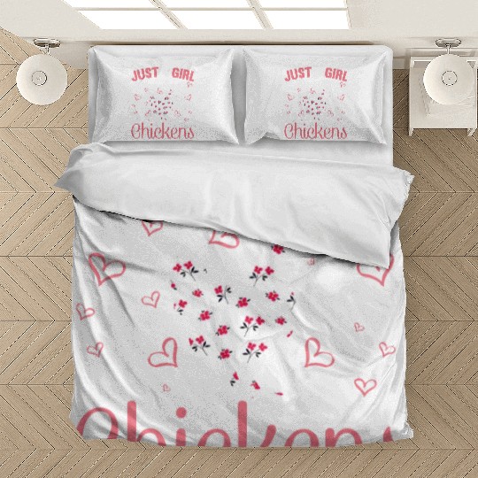 Just A Girl Who Loves Chickens Bedding Sets