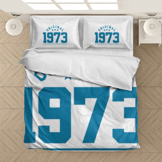 50 Years Vintage 1973 Retro 50th Birthday Bedding Sets
