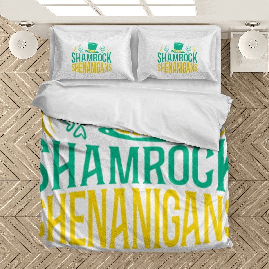 Shamrock Shenanigans St. Patricks Day Irish Pride Bedding Sets