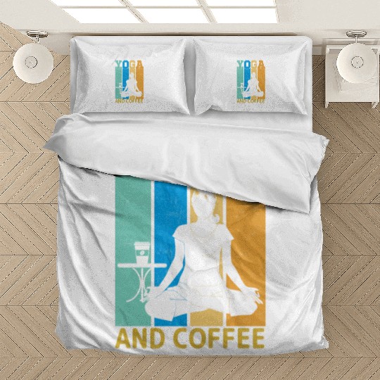 Yoga and coffee Bedding Sets