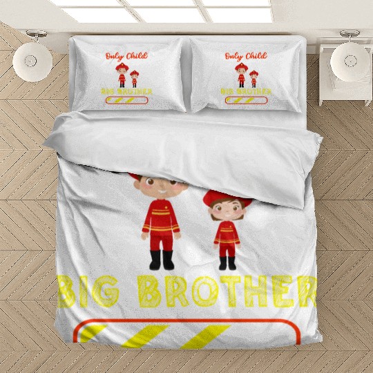 Big brother fire truck fireman Bedding Sets