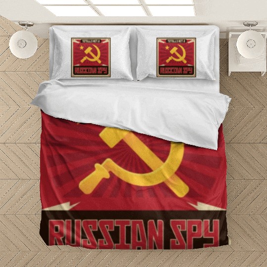 Funny Russian Spy USSR Soviet Union Russia Hammer Bedding Sets