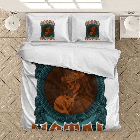 Goth Rock Satan Unicorn Festivals Death Metal Bedding Sets