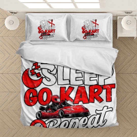 Go Kart Racer Pit Crew Car Racing Karting Bedding Sets