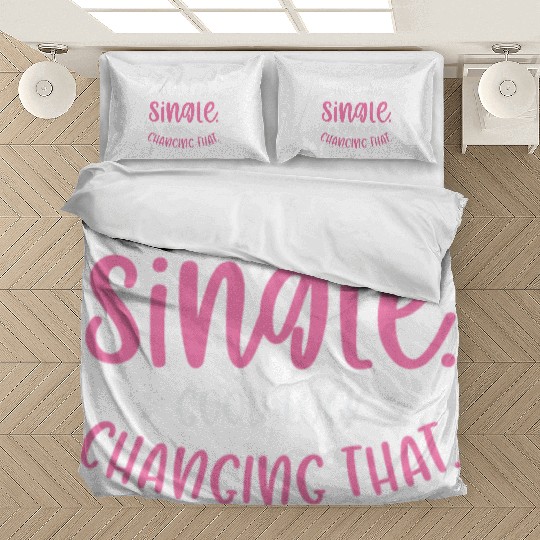 Single Relationship Independent Typography Single Bedding Sets