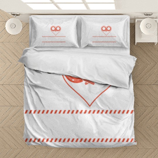 Drag Racing Race Car Heart I Love Bedding Sets