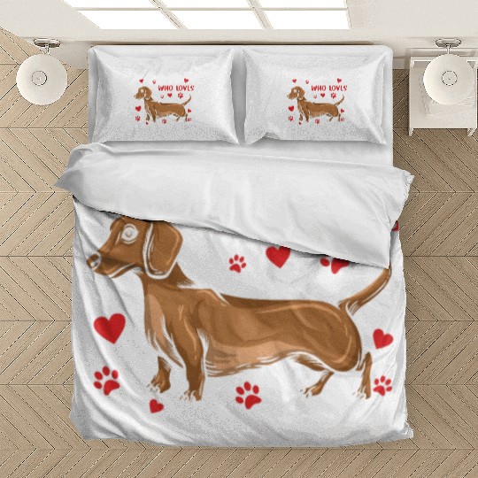 Dachshund Gift Dixie Wiener Doxie Dackel Bedding Sets
