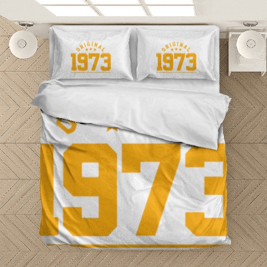 50 Years Vintage 1973 Retro 50th Birthday Bedding Sets