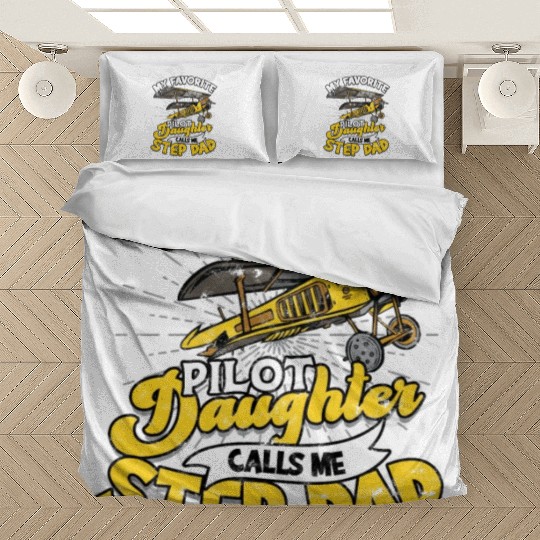 Pilot Daughter Airplane Aviation Job aircraft Bedding Sets