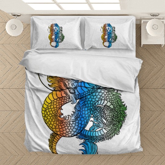 Japanese Dragon Vintage Demon Retro 102 Bedding Sets