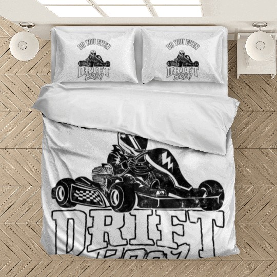 Go Kart Racer Pit Crew Car Racing Karting Bedding Sets