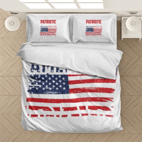 Patriotic American Dad Patriot US USA Bedding Sets