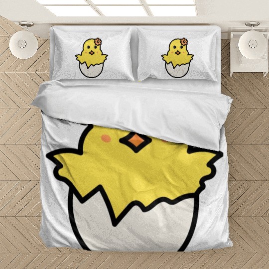 Cute baby bird born Bedding Sets
