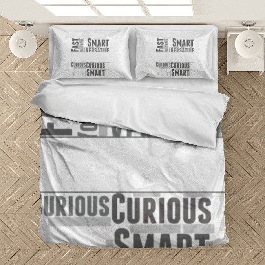 Virgo Zodiac Star Sign Word Cloud Square Monochrom Bedding Sets