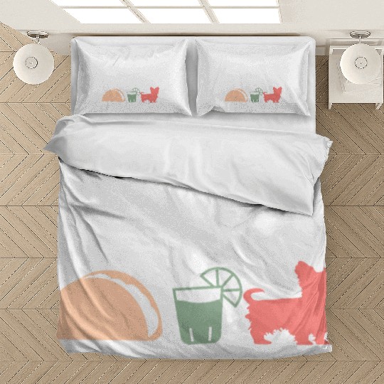 I'm A Simple Woman Tacos Tequila Yorkshire Terrier Bedding Sets