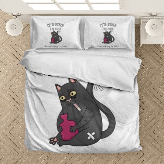 Women's I'm Fine Everything is Fine Bedding Sets