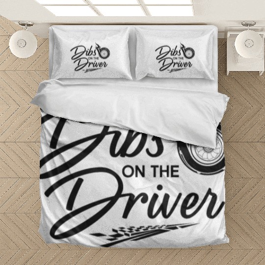 Drag Racing Race Car Girl Dibs On Bedding Sets