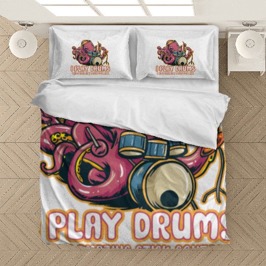 Drummer Drums Music Drum Set Drumming Bedding Sets
