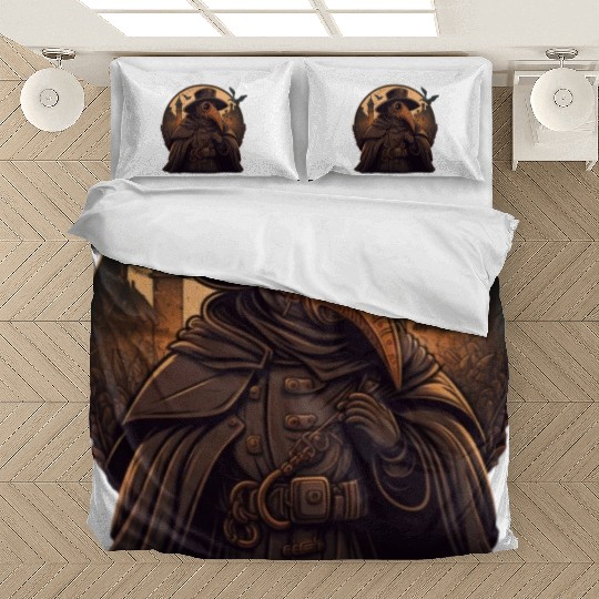 Plague Doctor With Suit and Mask Bedding Sets