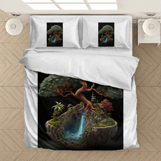 Cannabonsai - Bonsai Tree, Cannabis Plant, Bedding Sets