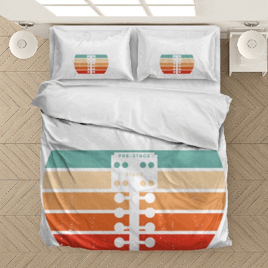 Drag Racing Race Car Girl Retro Bedding Sets