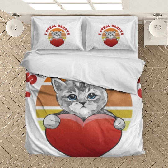 Cat I steal hearts1789 Bedding Sets