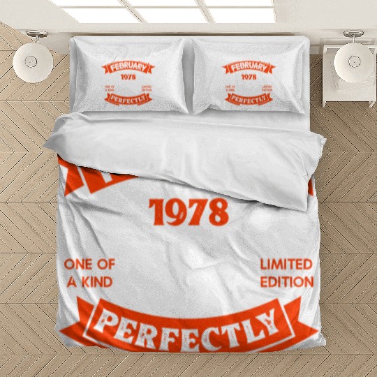 Legends Were Born In February 1978 Birthday Bedding Sets