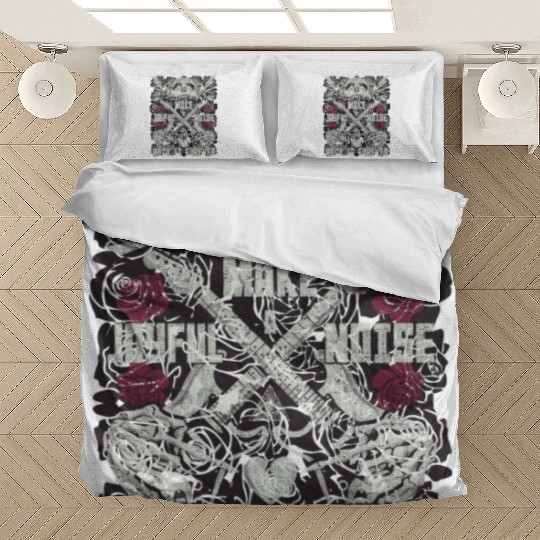 Make a joyful noise with a guitar Bedding Sets