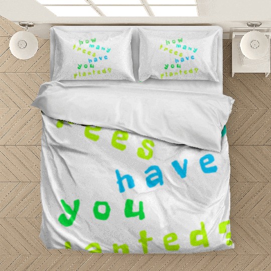 Tree Quote. Nature Environment Bedding Sets