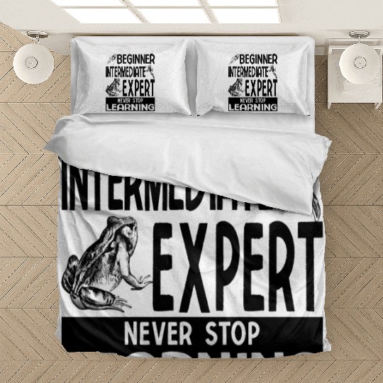 Never Stop Learning Frog Metamorphosis Bedding Sets